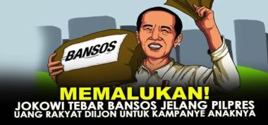 Strategi Licik Jokowi: Pembagian Bansos Disesuaikan dengan Waktu Pilpres